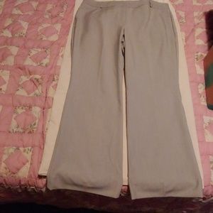 Gray dress slacks